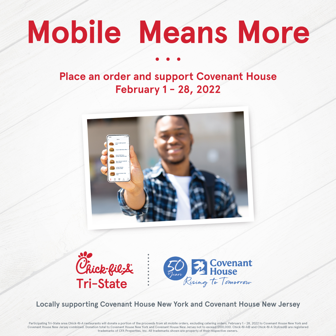 Chick-fil-a and covenant house partnership ad