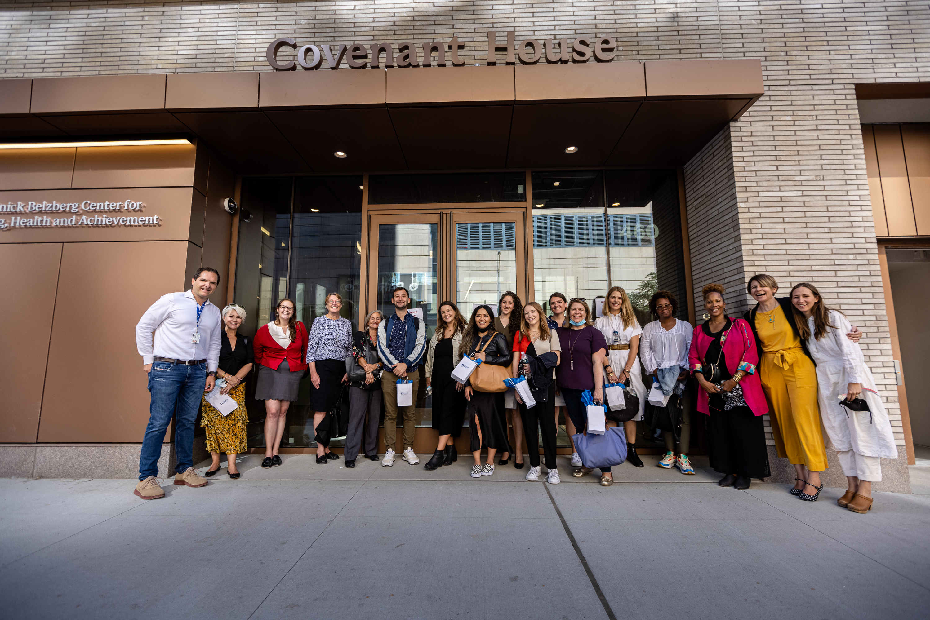 Comic Relief group at Covenant House New York