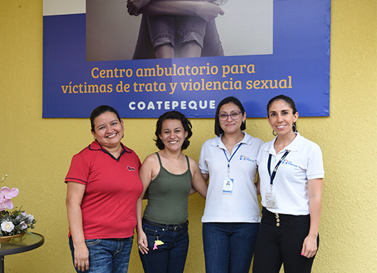 four-woman team at Covenant House Guatemala